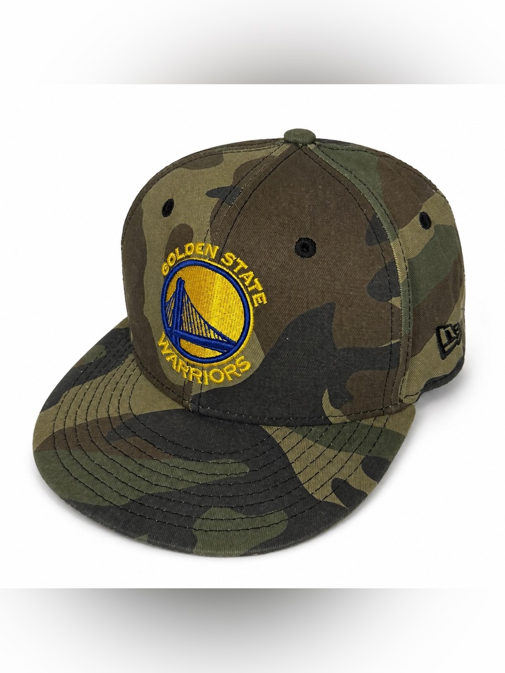 New Era 9FIFTY Youth Golden State Warriors Camo Snapback Hat NBA Cap